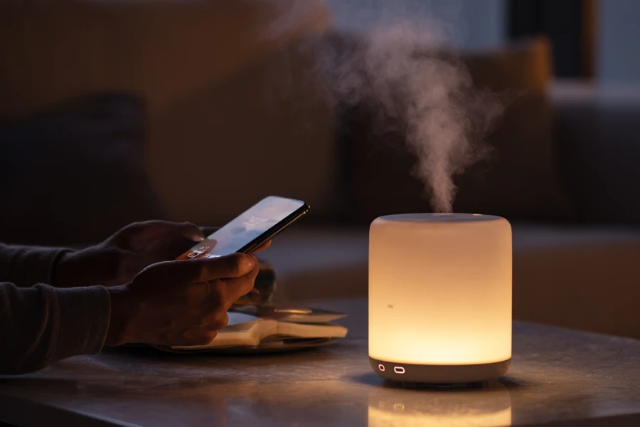 Cool Mist Humidifier Lamp